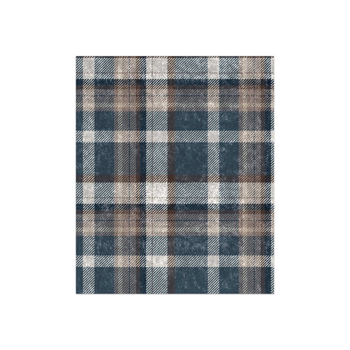 Crushed Velvet Blanket - Highland Charm