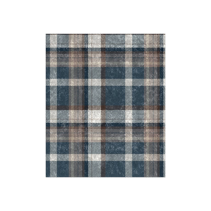 Crushed Velvet Blanket - Highland Charm