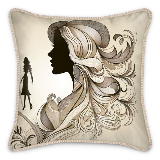 Glamour Gaze Silk Cushions
