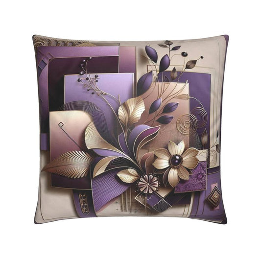 Purple Garden Cushion