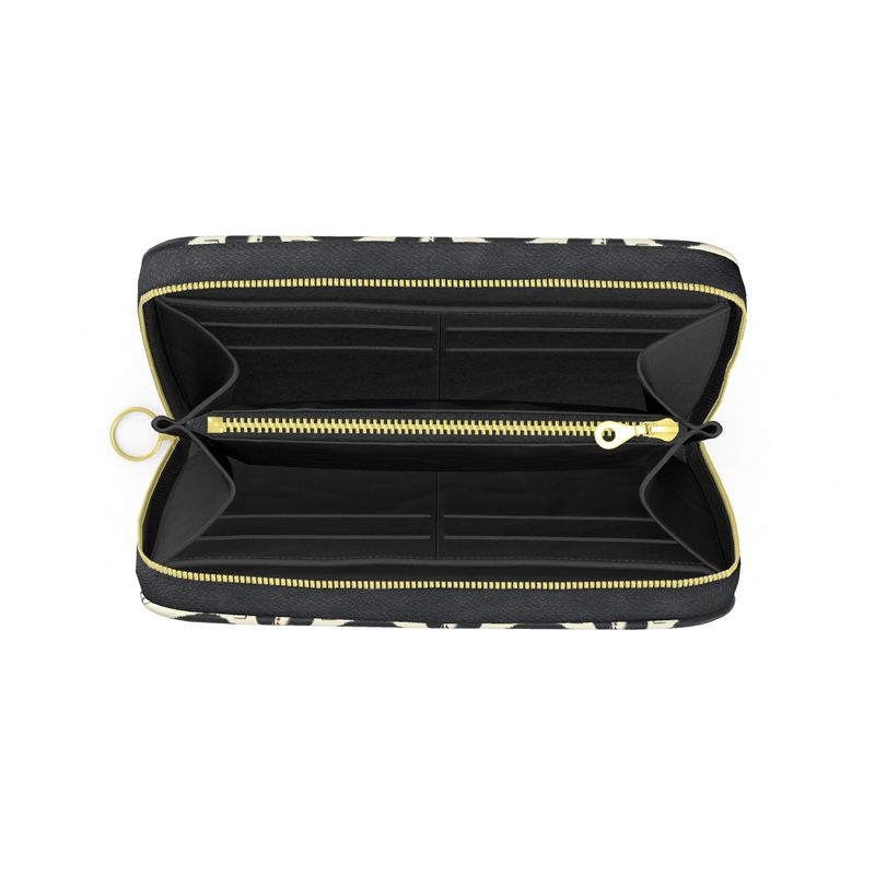 Urban Elegance Leather Zip Wallet