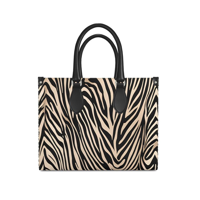 Wild Elegance Leather Shopper Bag