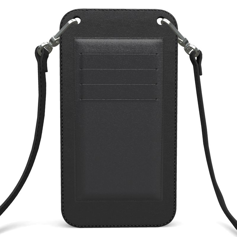 Wild Elegance Leather Phone Case With Strap