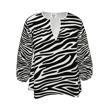 Wild Elegance Womens Blouse