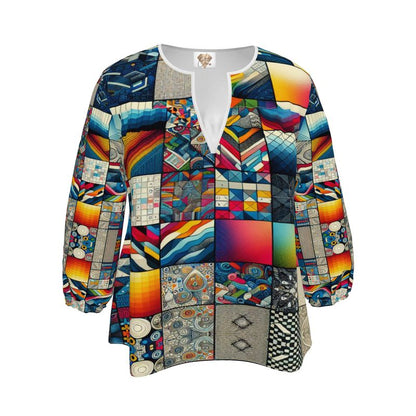 Exquisite Palette Womens Blouse