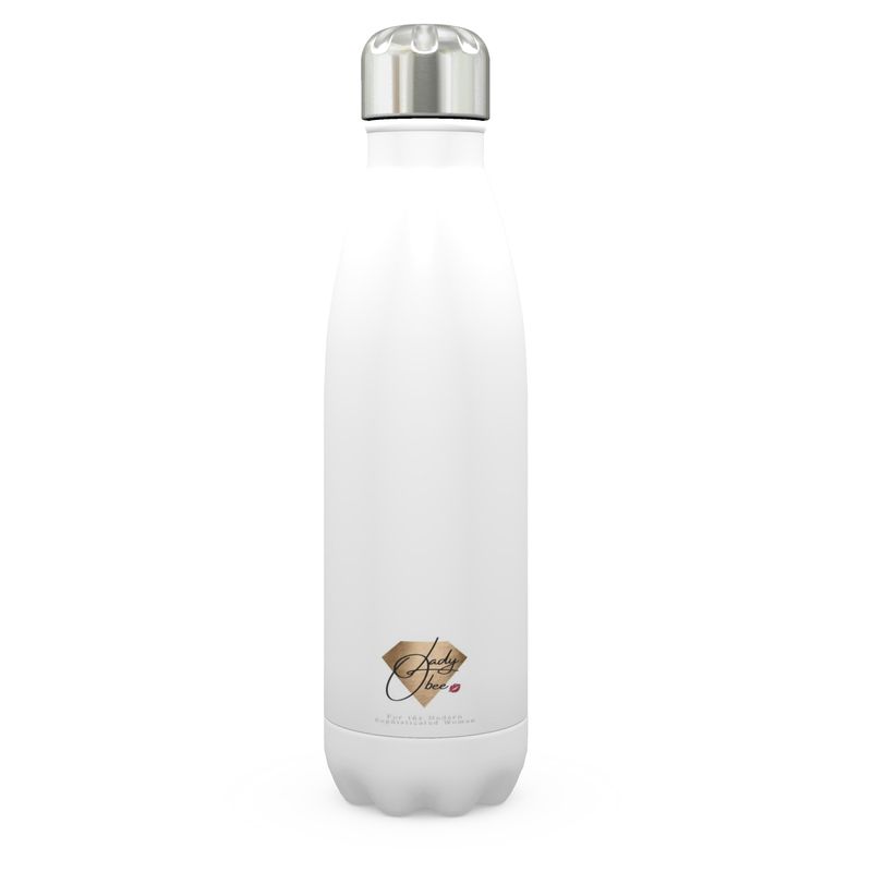 Royalty By Design, Divine By Birthright -Stainless Steel Water Bottle