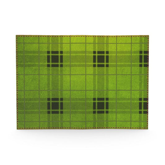 Emerald Plaid Standard Passport Cover Allthingsladyobee