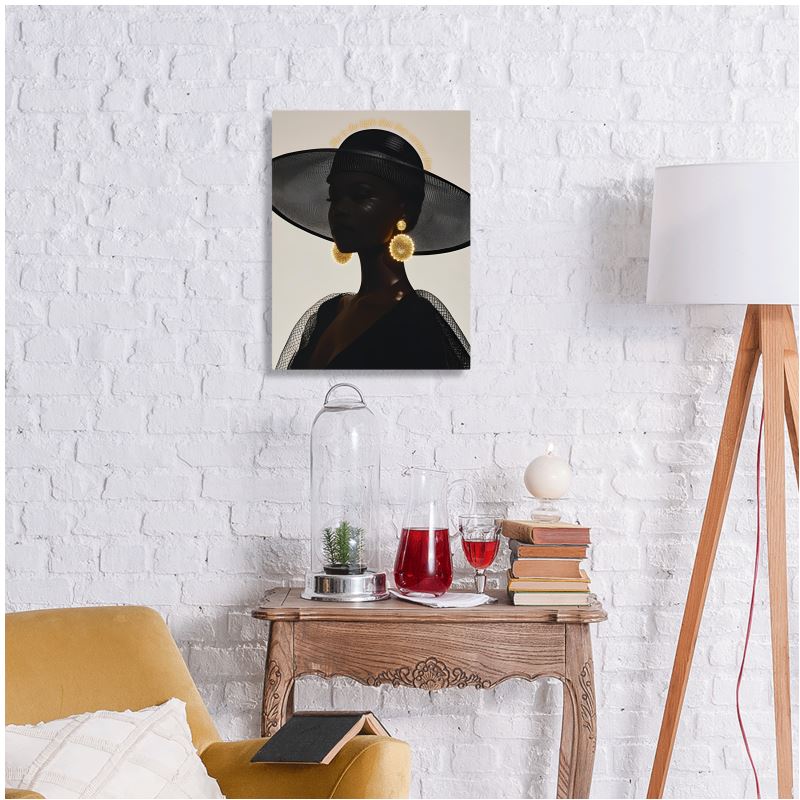 She Is the Light That the Darkness Honors Metal Wall Art Allthingsladyobee