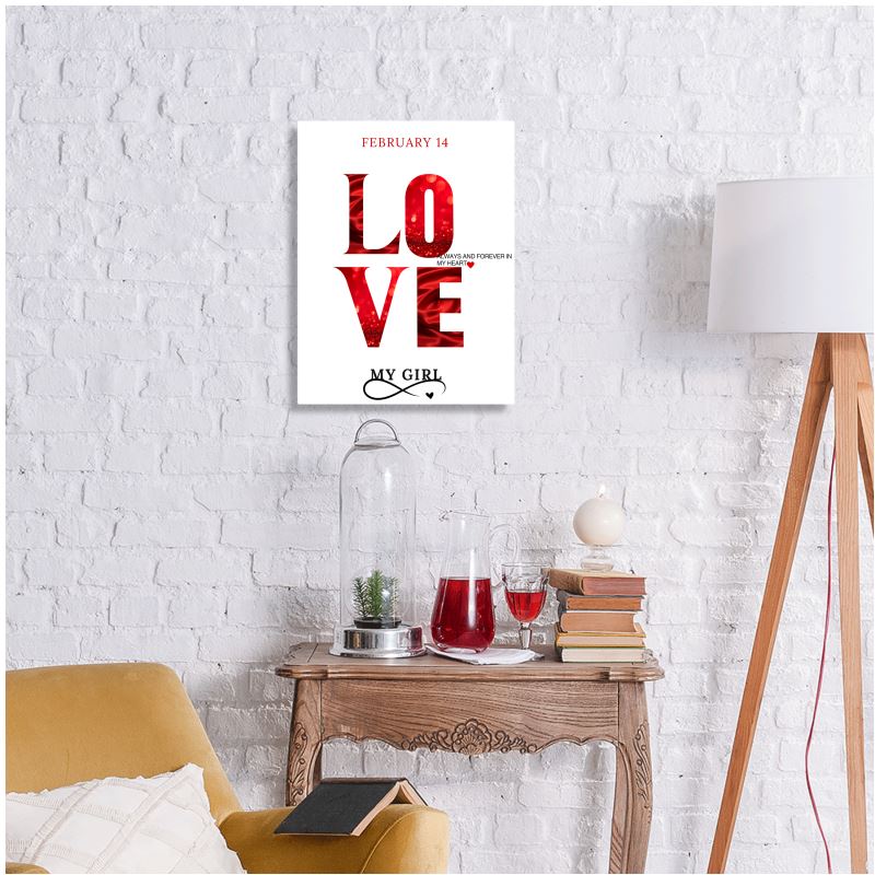LOVE Metal Wall Art