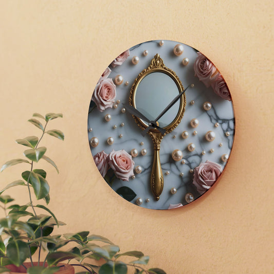 Reflections of Grace Acrylic Wall Clock Allthingsladyobee