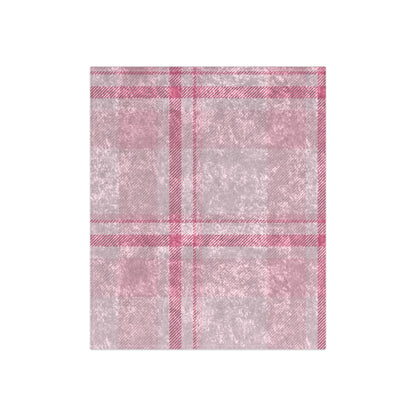 Crushed Velvet Blanket - Blush Elegance