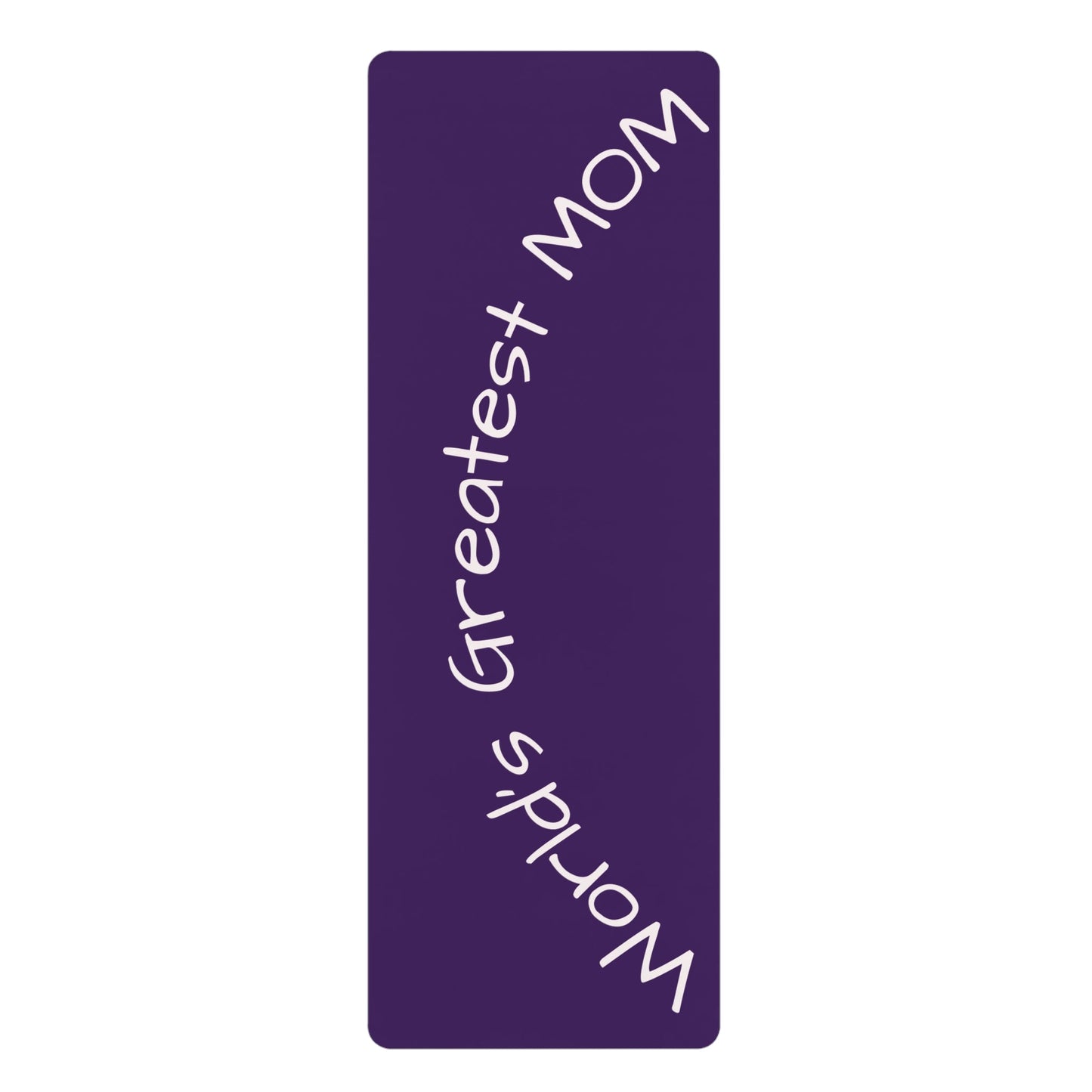 World's Greatest Mom Yoga Mat - Eco-Friendly Non-Slip Rubber Exercise Mat Printify