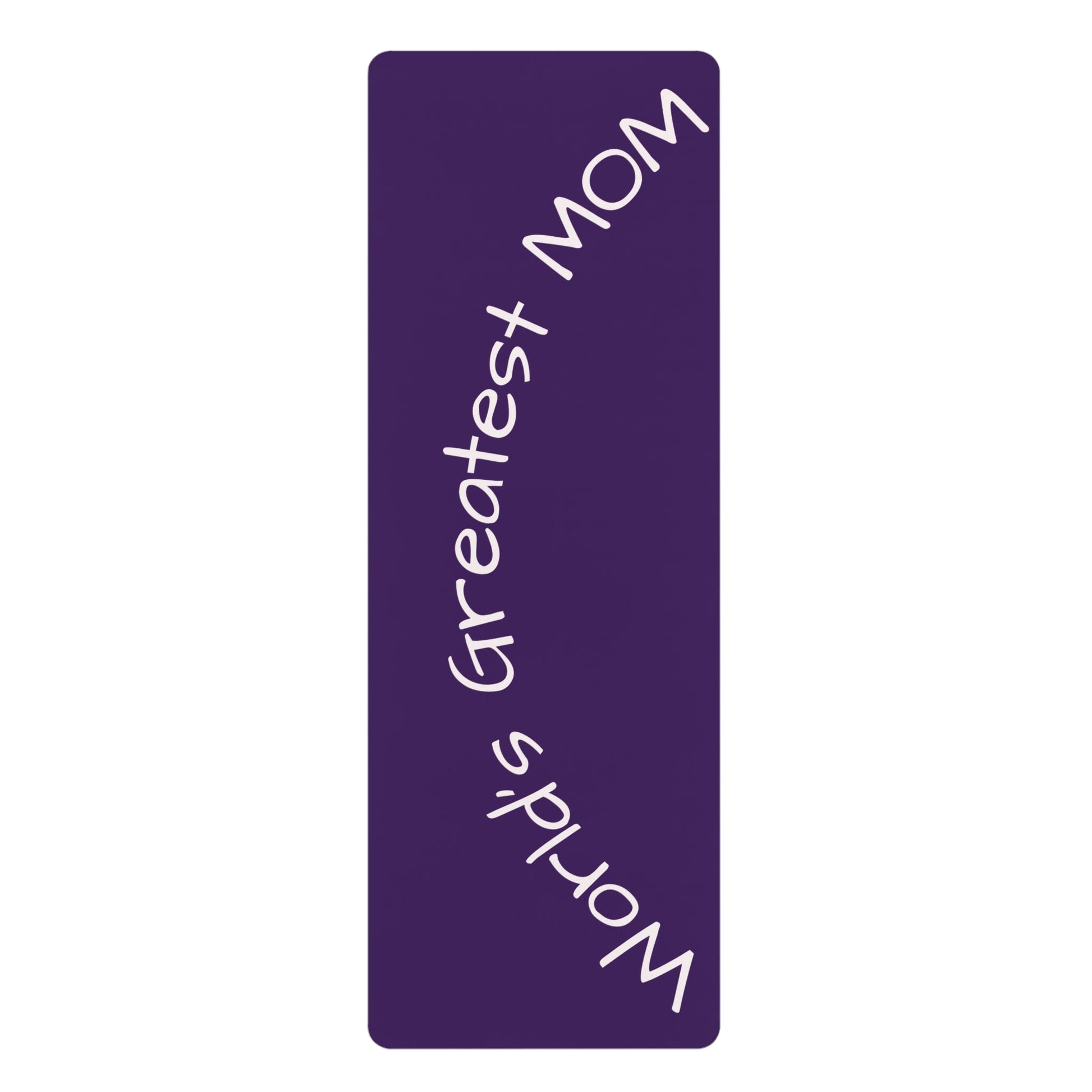 World's Greatest Mom Yoga Mat - Eco-Friendly Non-Slip Rubber Exercise Mat Printify