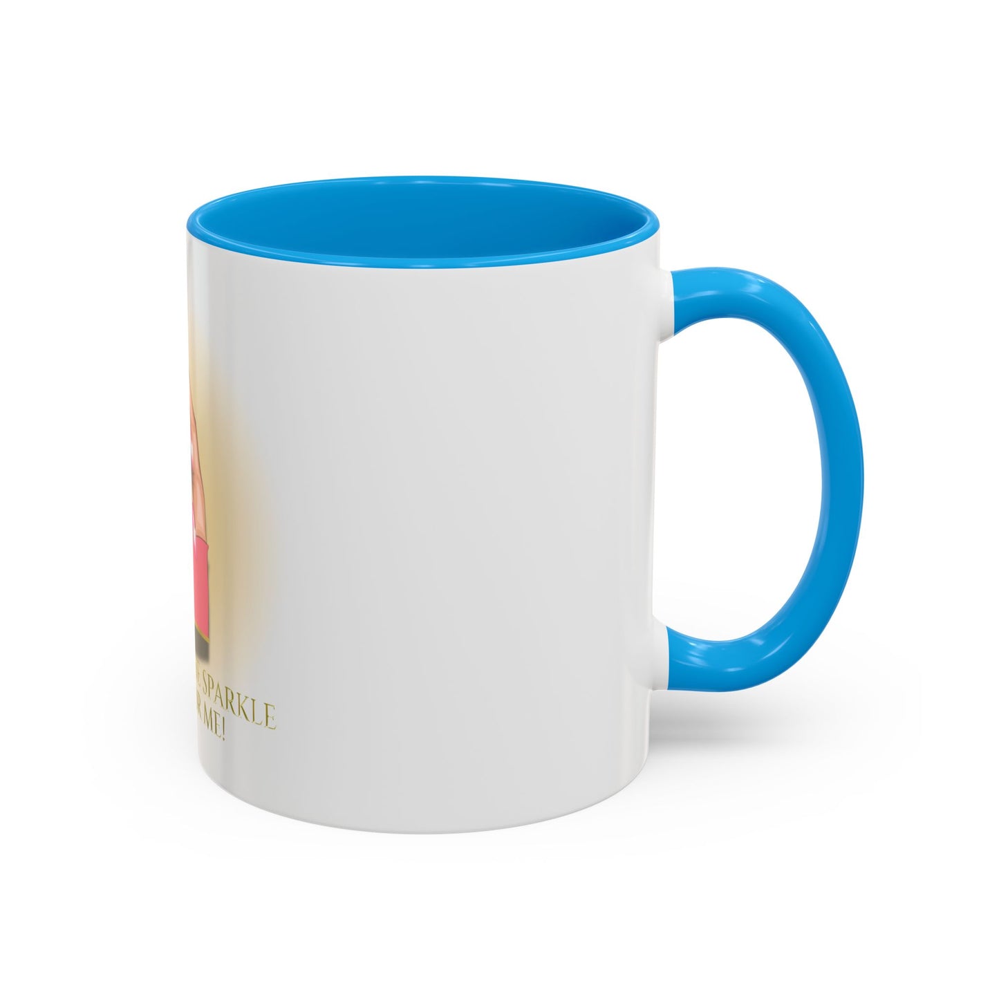 Sparkle Gesture Mug, Coffee Cup, Gift for Her, Inspirational Mug, Home Decor, Funny Mug