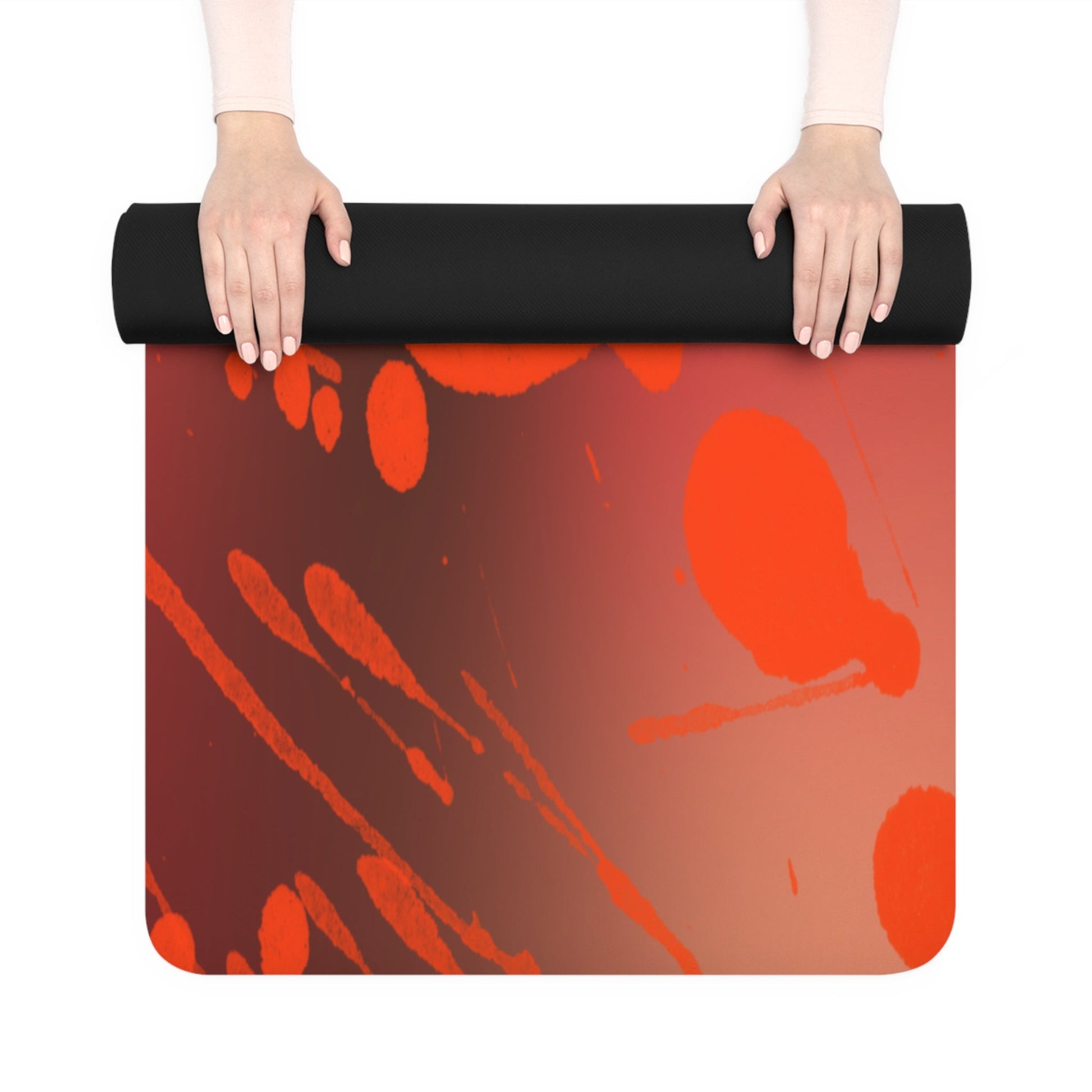 Fire Exercise Mat Printify