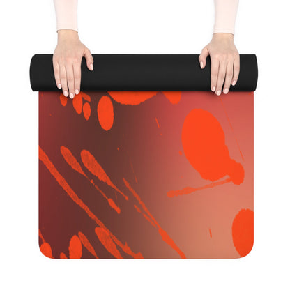 Fire Exercise Mat Printify