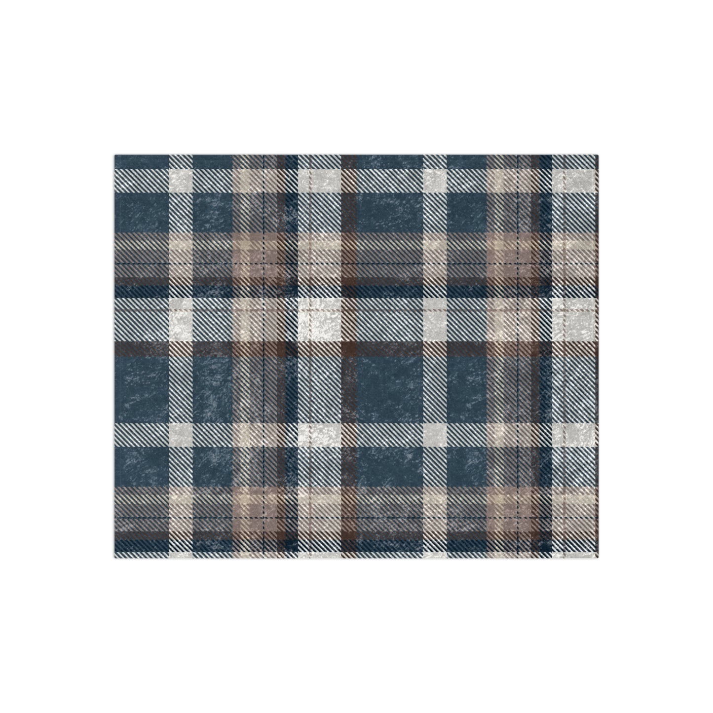 Crushed Velvet Blanket - Highland Charm