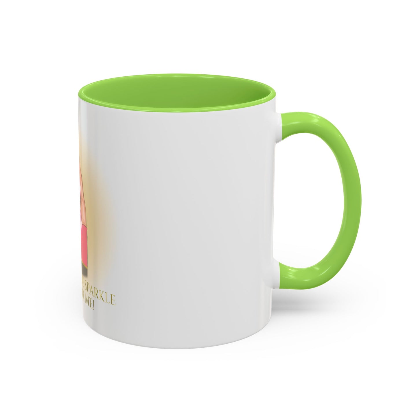 Sparkle Gesture Mug, Coffee Cup, Gift for Her, Inspirational Mug, Home Decor, Funny Mug