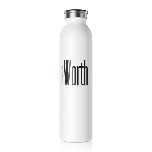 Know Your Worth Water Bottle