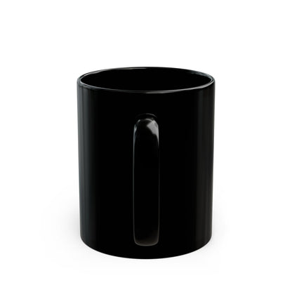 Centered Geometric Black Coffee Mug