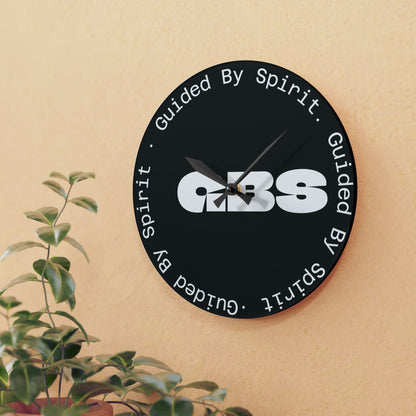Guided By Spirit Wall Clock