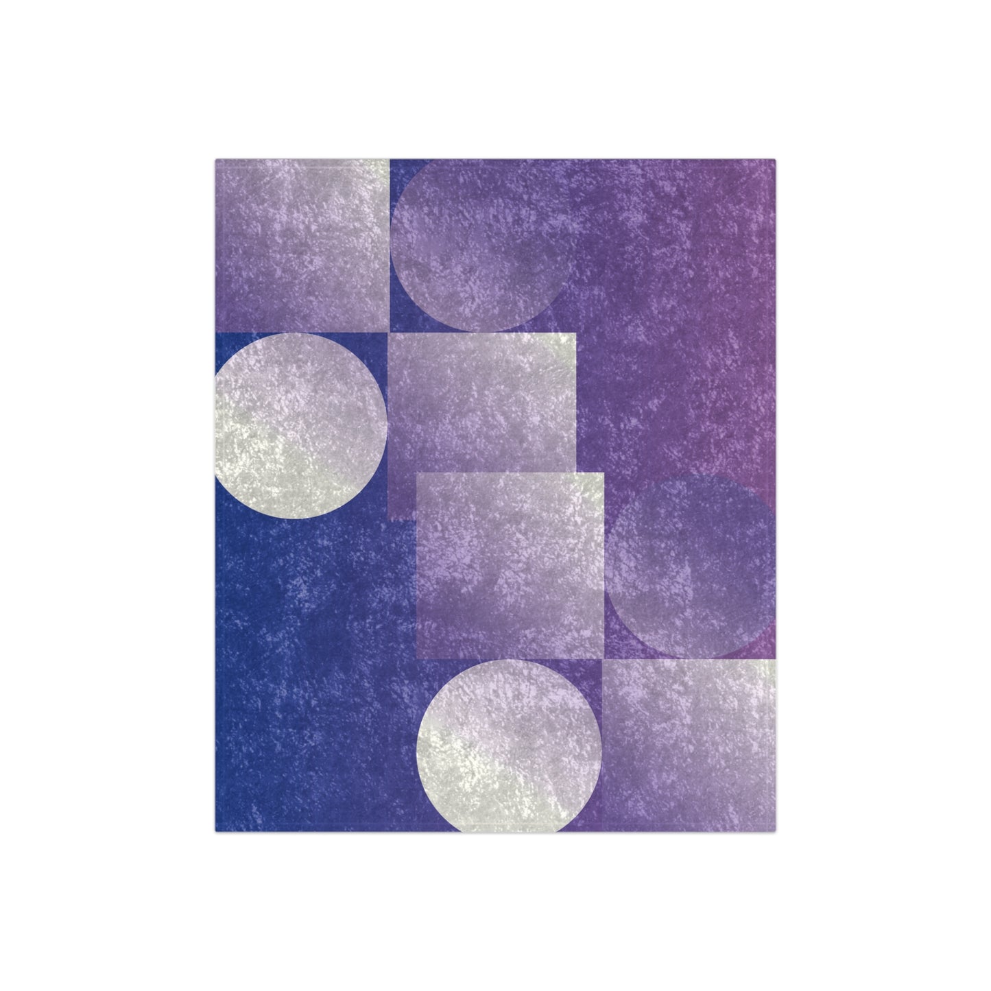 Crushed Velvet Blanket - Purple and Lilac Design for Cozy Nights