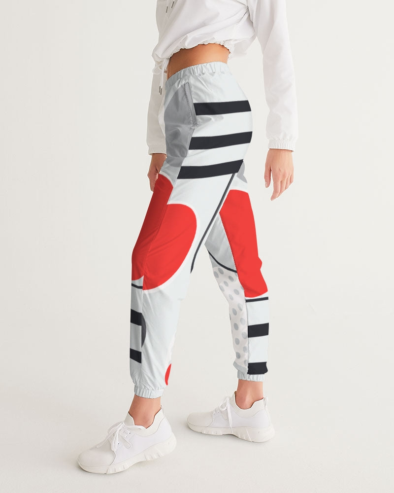 Electric Elegance Women's All-Over Print Track Pants