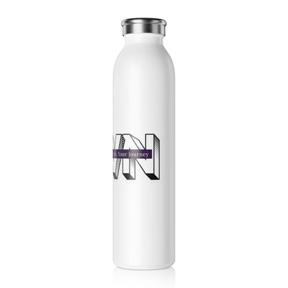 Slim Water Bottle - Own Your Body Motivational Drinkware