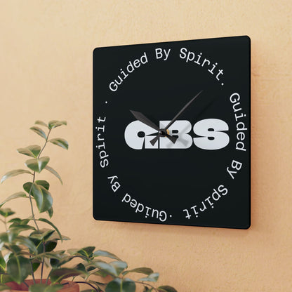 Guided By Spirit Wall Clock
