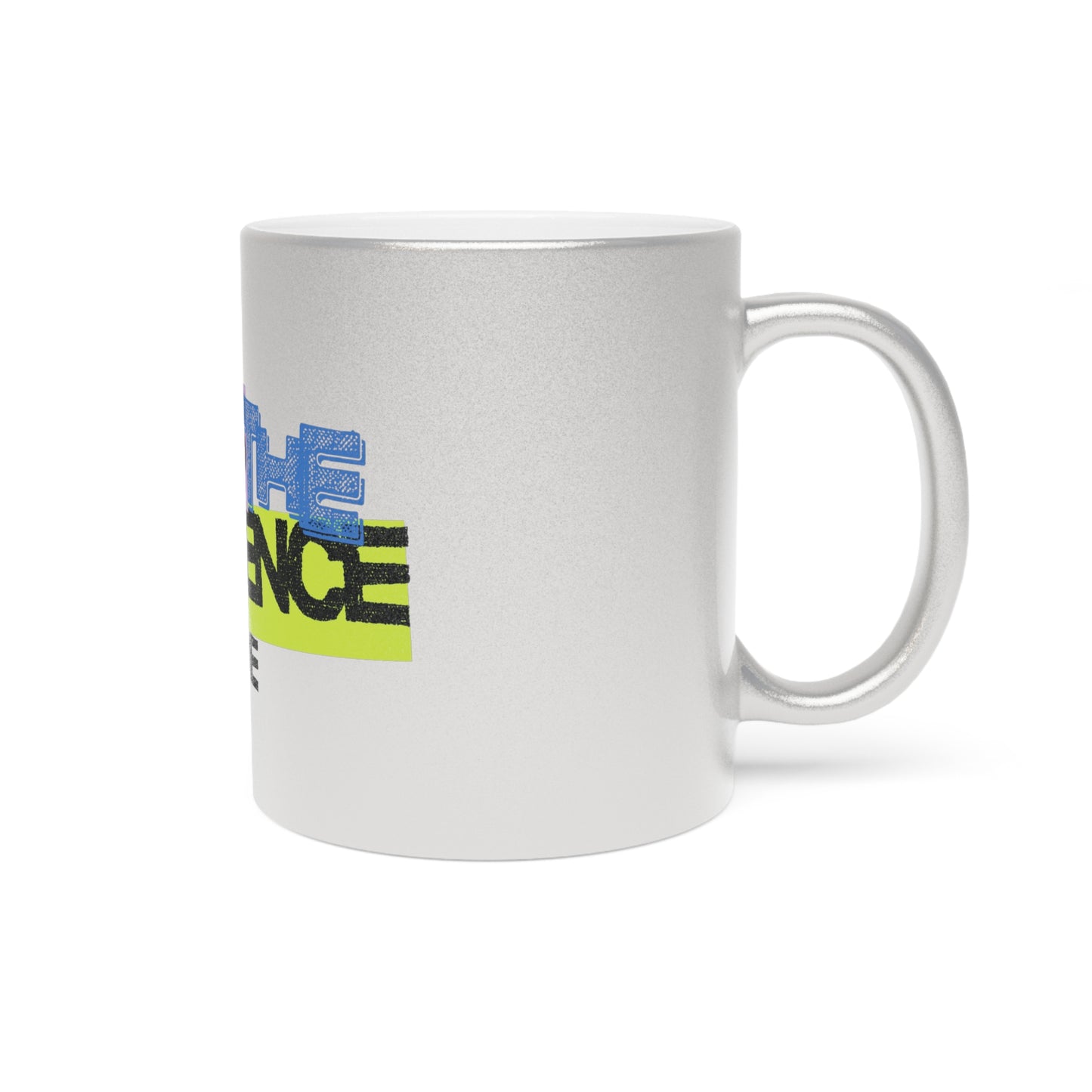 It's The Confidence For Me Metallic Mug