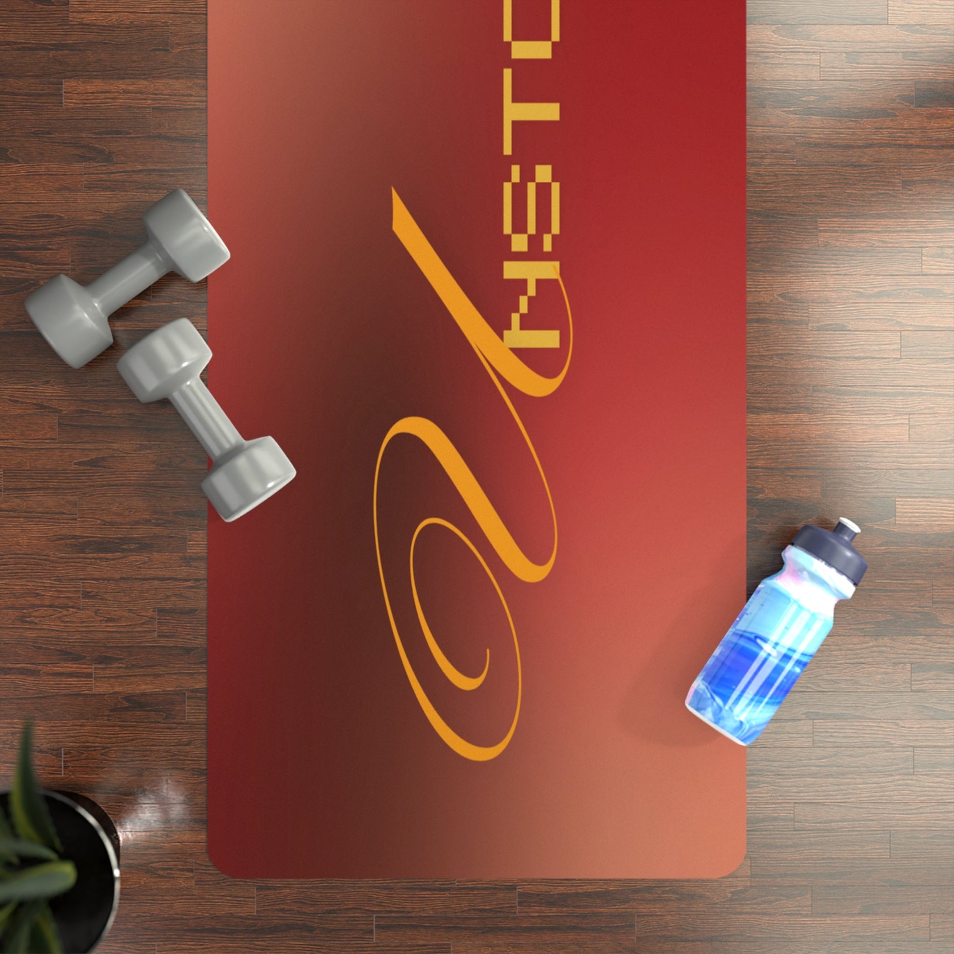 Unstoppable Rubber Exercise Mat Printify