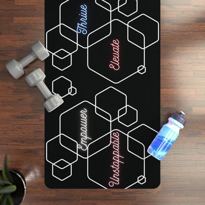 Geometric Exercise Mat for Fitness Enthusiasts Printify