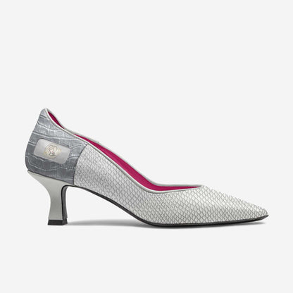 Frosted Intent Kitten Heel Pumps