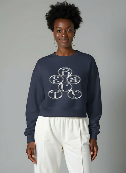 Beauty Fleece Cropped Crew