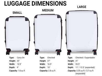 Gold Glam Essence Luggage