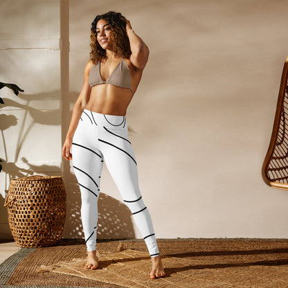 Midnight Motion Leggings - White