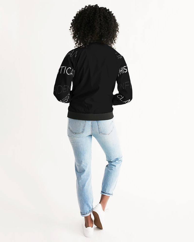 Women's All-Over Print Bomber Jacket