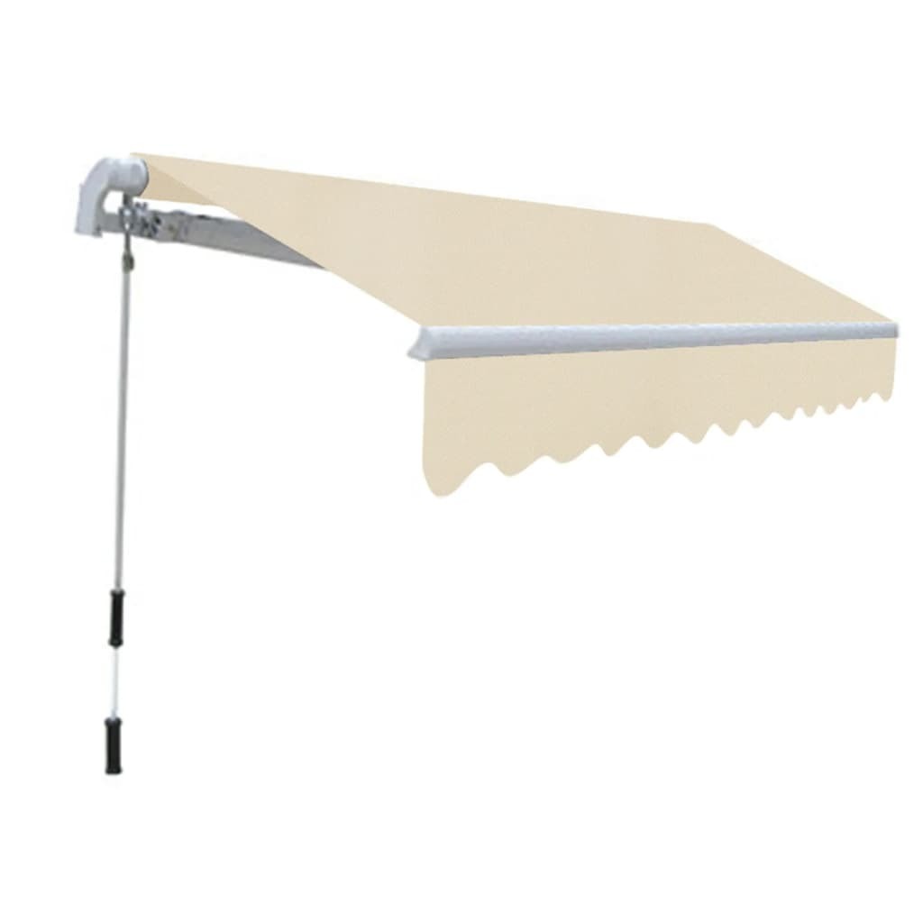 Awning Top Sunshade Canvas Cream 10' x 8'