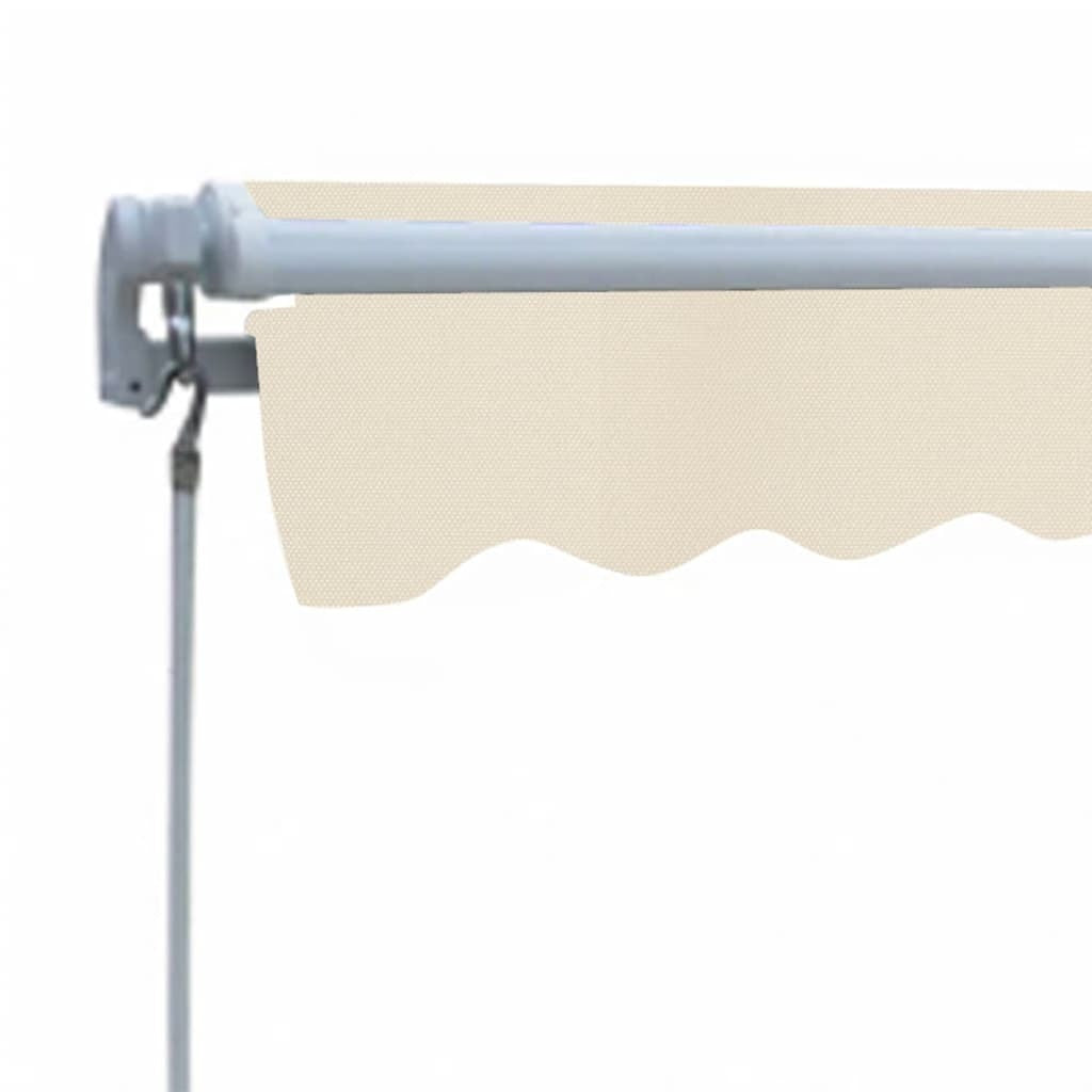 Awning Top Sunshade Canvas Cream 10' x 8'