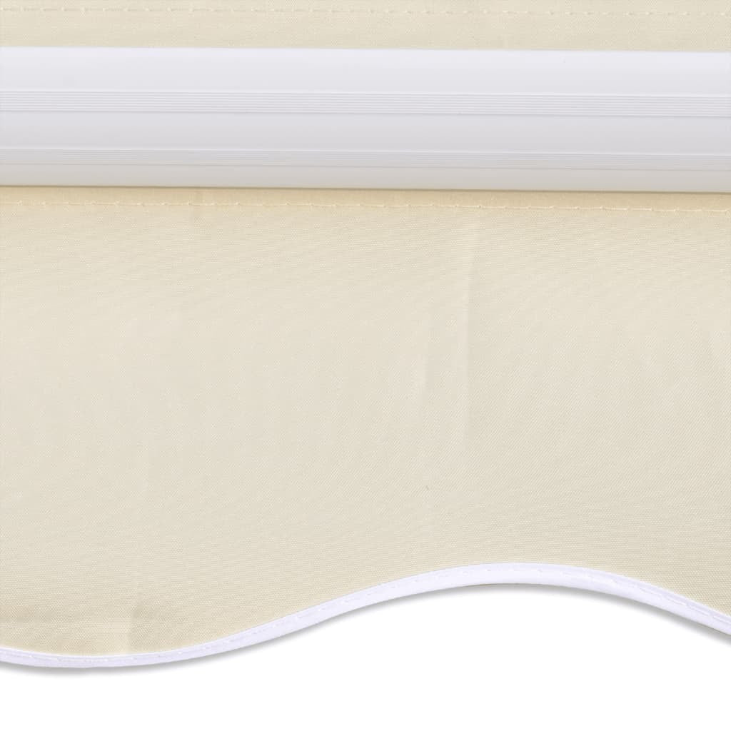 Awning Top Sunshade Canvas Cream 10' x 8'