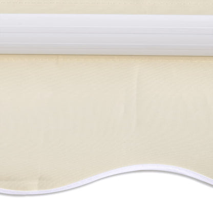 Awning Top Sunshade Canvas Cream 10' x 8'