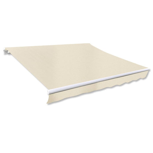 Awning Top Sunshade Canvas Cream 10' x 8'