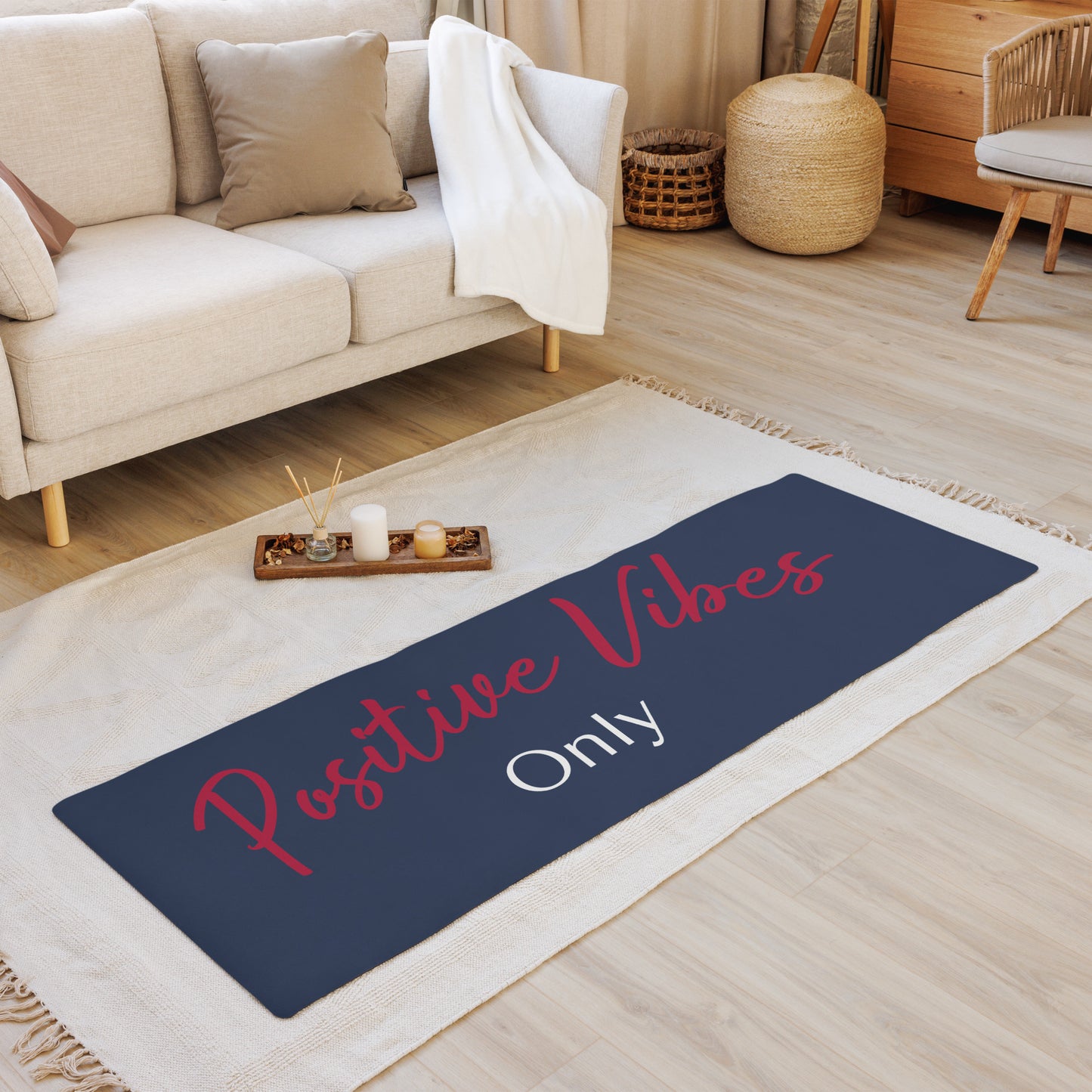 Positive Vibes Only - Exercise Mat